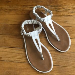 White Strapped Sandals